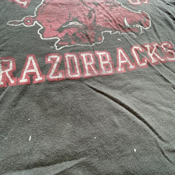 Arkansas Razorbacks American Eagle Tailgate T-Shirt (Faded Black) - Picture 4 of 6